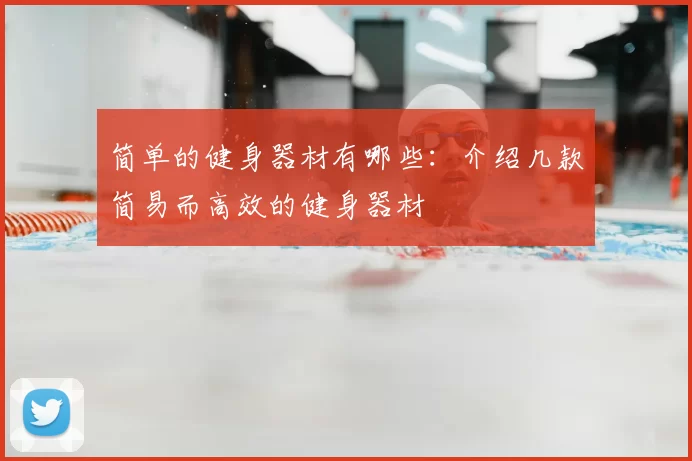简单的健身器材有哪些：介绍几款简易而高效的健身器材