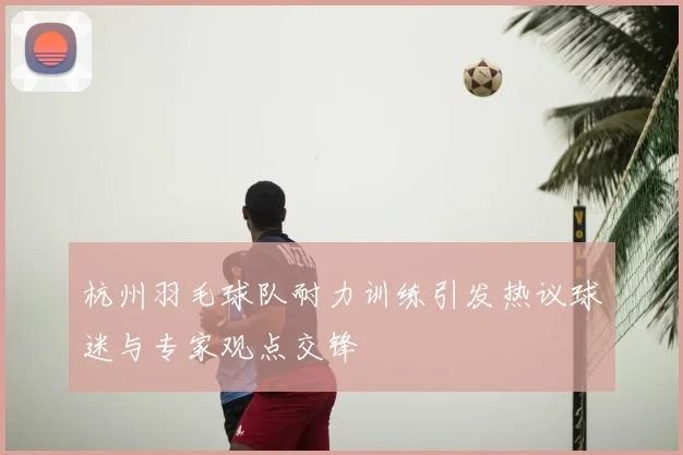 杭州羽毛球队耐力训练引发热议球迷与专家观点交锋