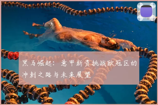 黑马崛起：意甲新贵挑战欧冠区的冲刺之路与未来展望