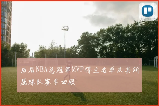 历届NBA总冠军MVP得主名单及其所属球队赛季回顾